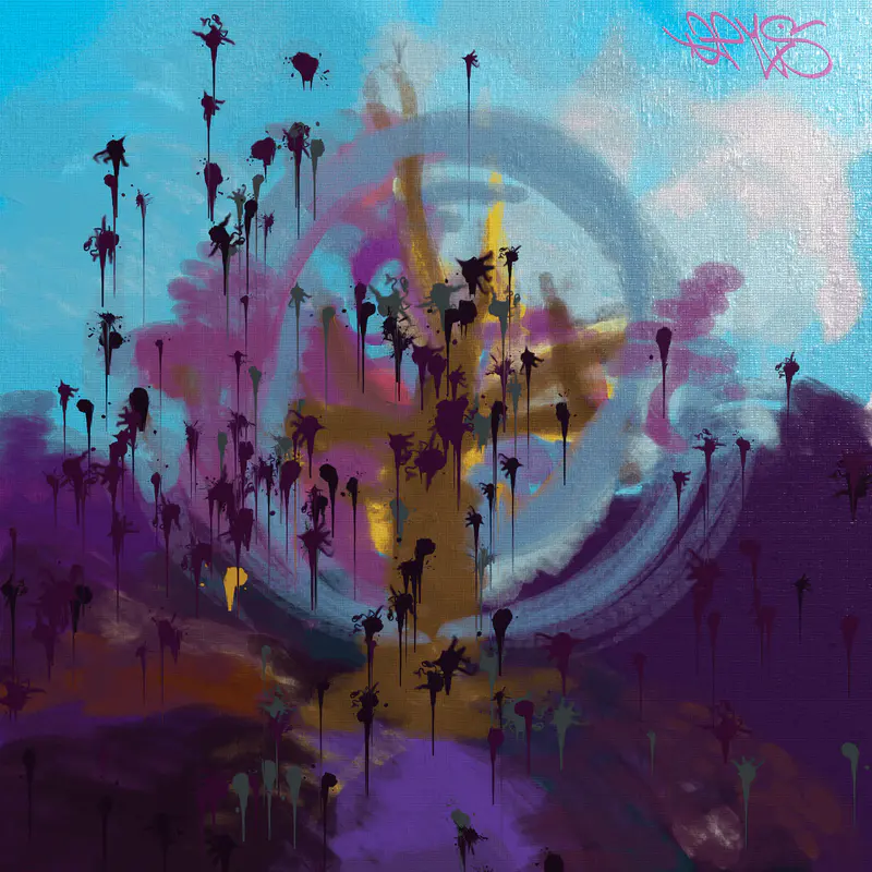 Digital Rebirth #01 - Purple Valley, digital artwork by Ottis Ots