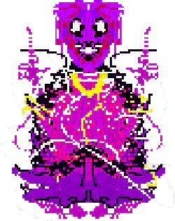 Inscription 124010 (God of Art), digital artwork by Ottis Ots