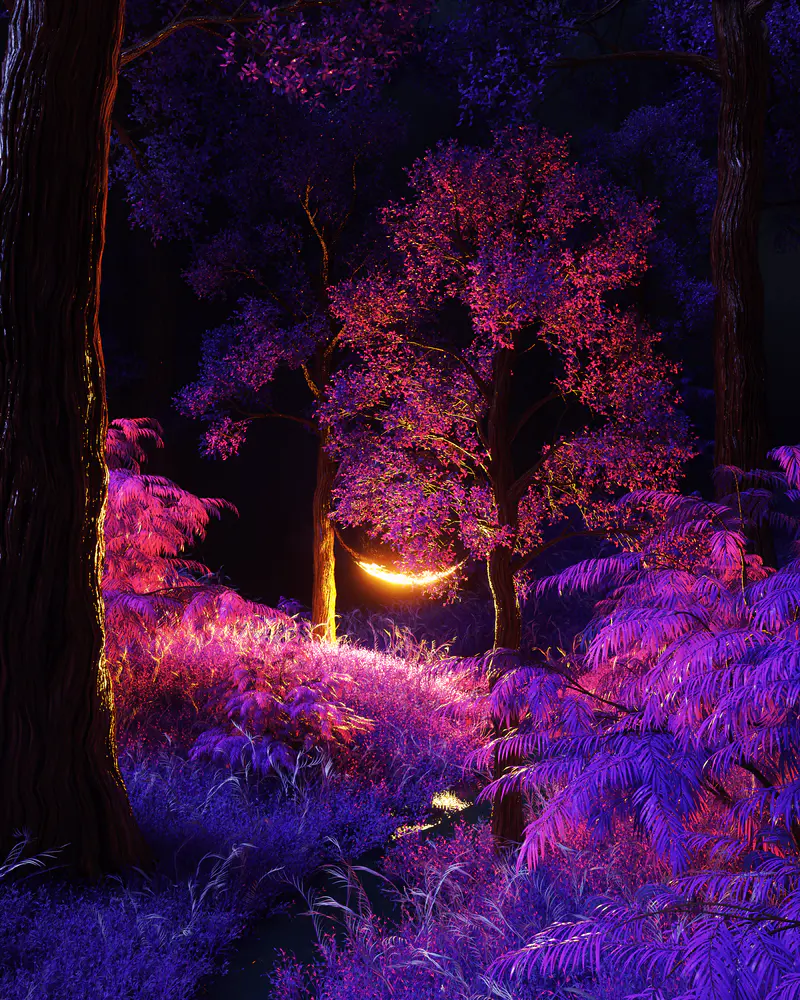 Purple Valley #11 Thailand, digital artwork by Ottis Ots