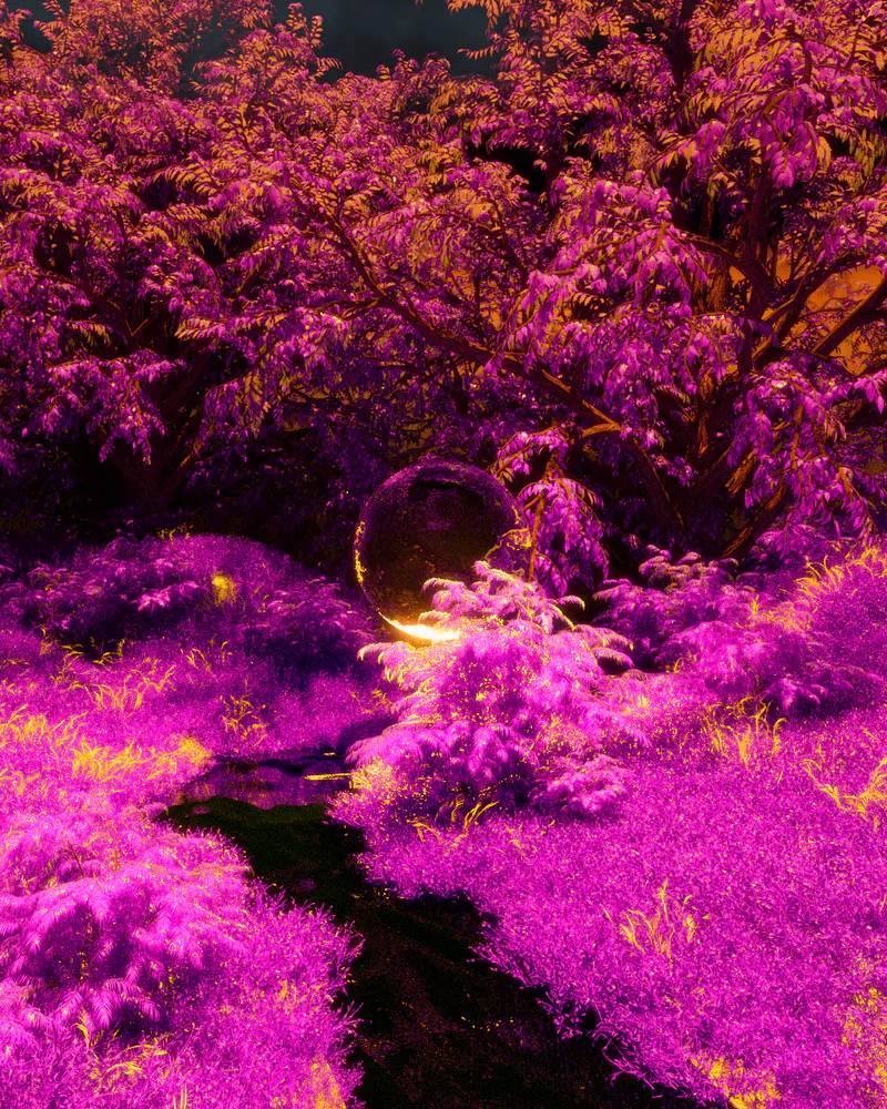 Purple Valley # Season 02, digital artwork by Ottis Ots